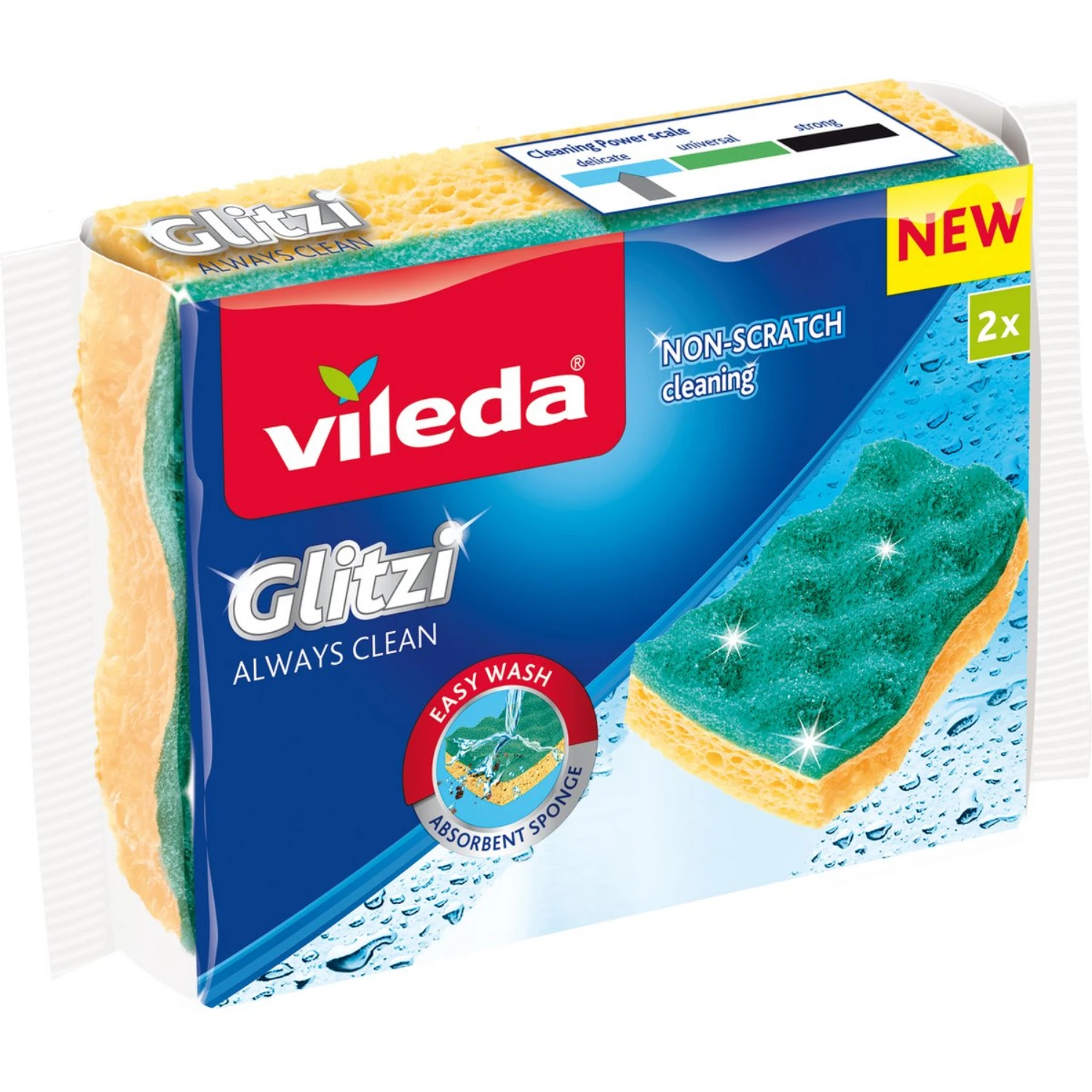 Vileda Glitzi Always Clean X2 1 Vileda Glitzi Always Clean X2