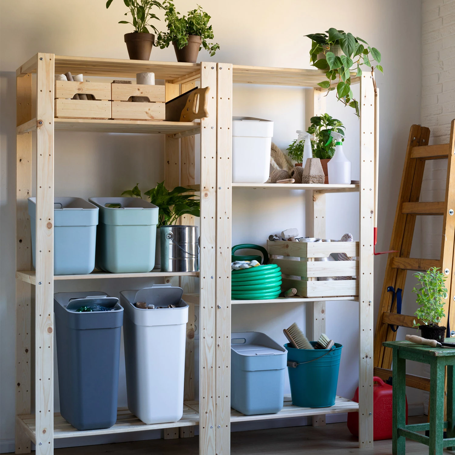 Curver Ready To Collect 30L Blauw Grijs 8 Curver Ready To Collect 30L Blauw Grijs - Afbeelding 8