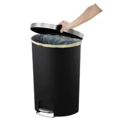 Eko Hana Pedaalemmer 55l Zwart Ingebouwde Wielen -Exporteren Proef Loka Winkel 141 2155 6 1