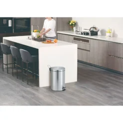 Eko Pedaalemmer 20 Liter Classic Mat Rvs -Exporteren Proef Loka Winkel 141 2220 5 1