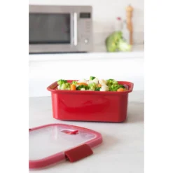 Curver Smart Microwave Steamer Rechthoek 1,2L -Exporteren Proef Loka Winkel 141 3118 5 1
