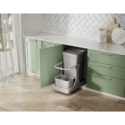 Eko Afvalemmer 20+4l Grijs Deco Inbouw -Exporteren Proef Loka Winkel 141 3124 4 1