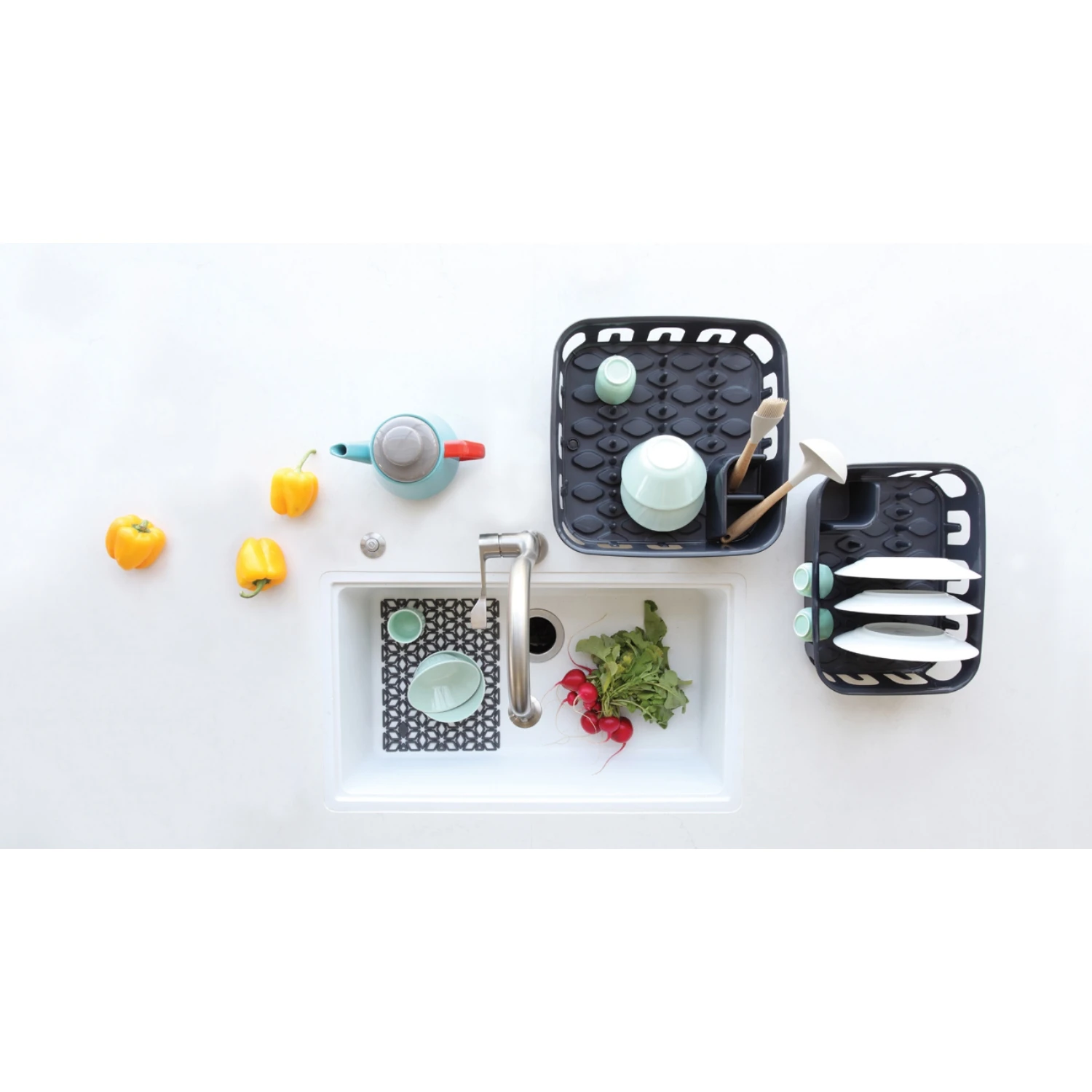 Curver Essentials Afdruiprek Antraciet 4 Curver Essentials Afdruiprek Antraciet - Afbeelding 4