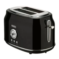Bourgini Retro Toaster Black