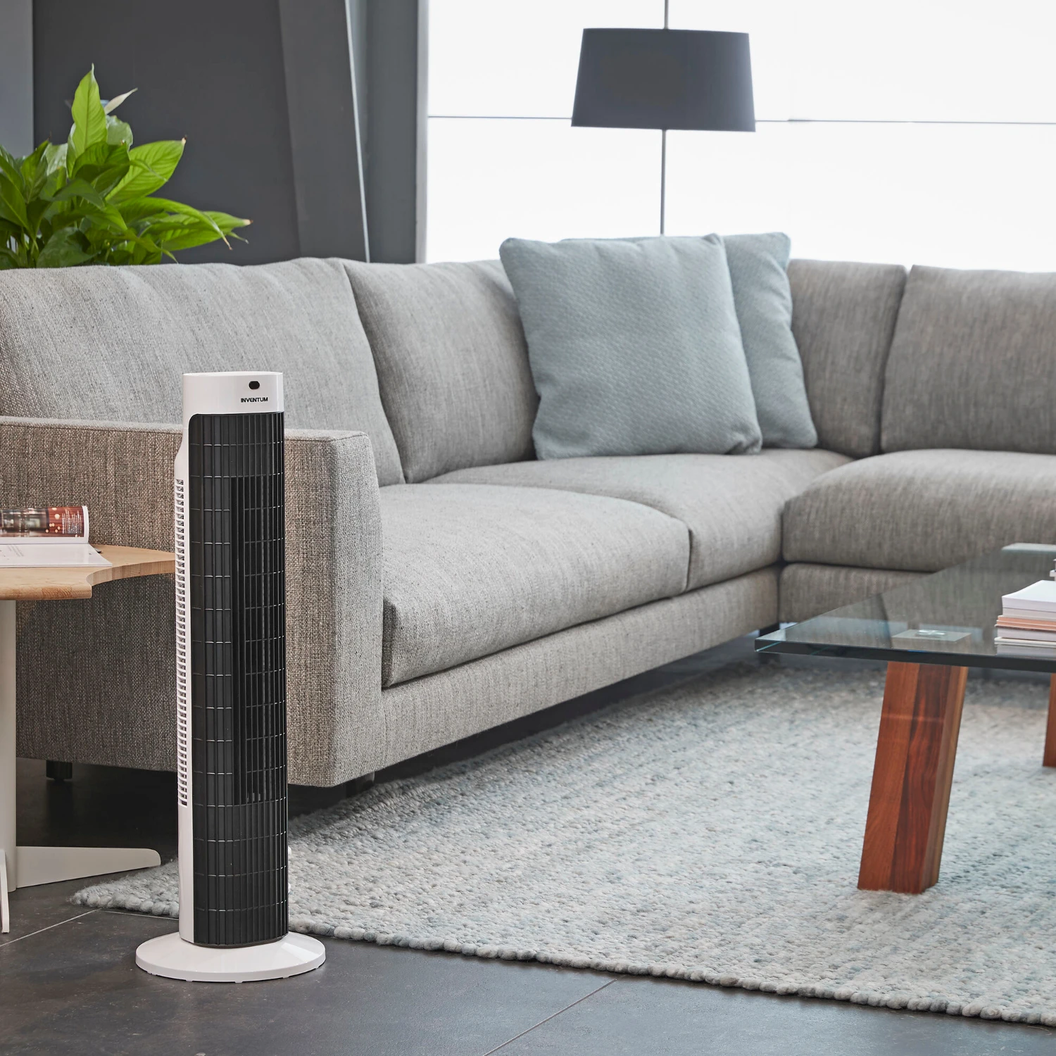 Inventum Ventilator Toren VTO812WA Met Afstandsbediening Wit 2 Inventum Ventilator Toren VTO812WA Met Afstandsbediening Wit - Afbeelding 2