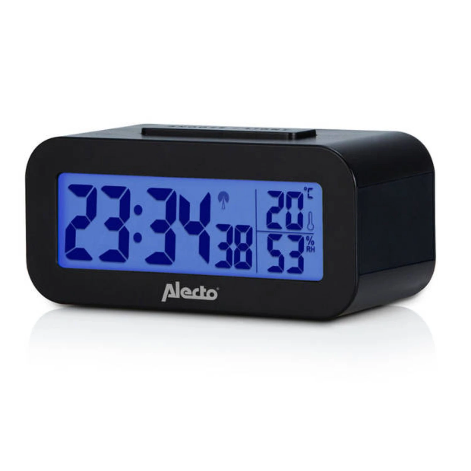 Alectro Wekker Met Thermometer / Hygrometer 2 Alectro Wekker Met Thermometer / Hygrometer - Afbeelding 2