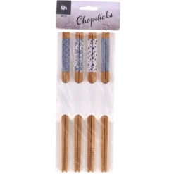 Eetstokjes Bamboe Set Van 8