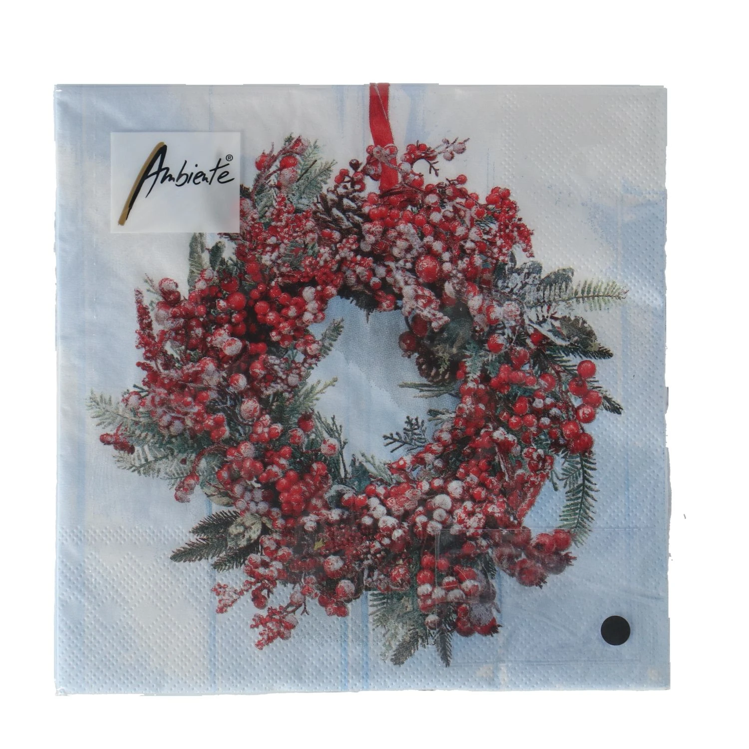 Ambiente Servetten 33 Cm Frozen Krans 1 Ambiente Servetten 33 Cm Frozen Krans