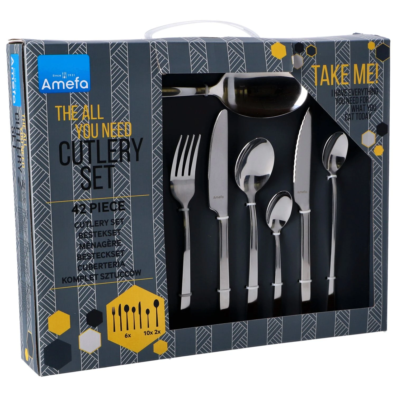 Amefa Bestekset Manille 42 Delig 5 Amefa Bestekset Manille 42 Delig - Afbeelding 5