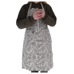 Schort Grijs + Tekst -Exporteren Proef Loka Winkel fde67c9a1b47df1be4e80be59b9197b2